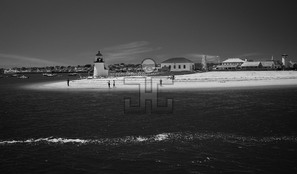 Nantucket Island Lighthouse B&W 1