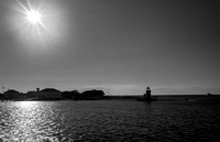 Nantucket Island Lighthouse B&W 2